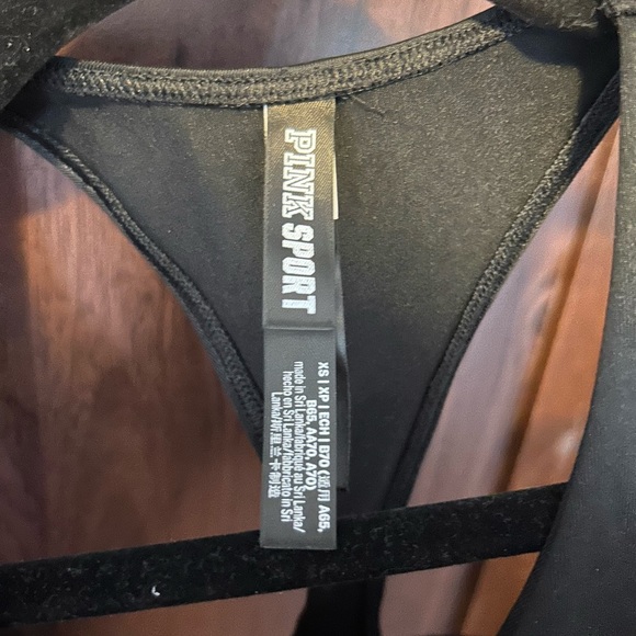 Pink Sports Bra with front Twist - Picture 2 of 2